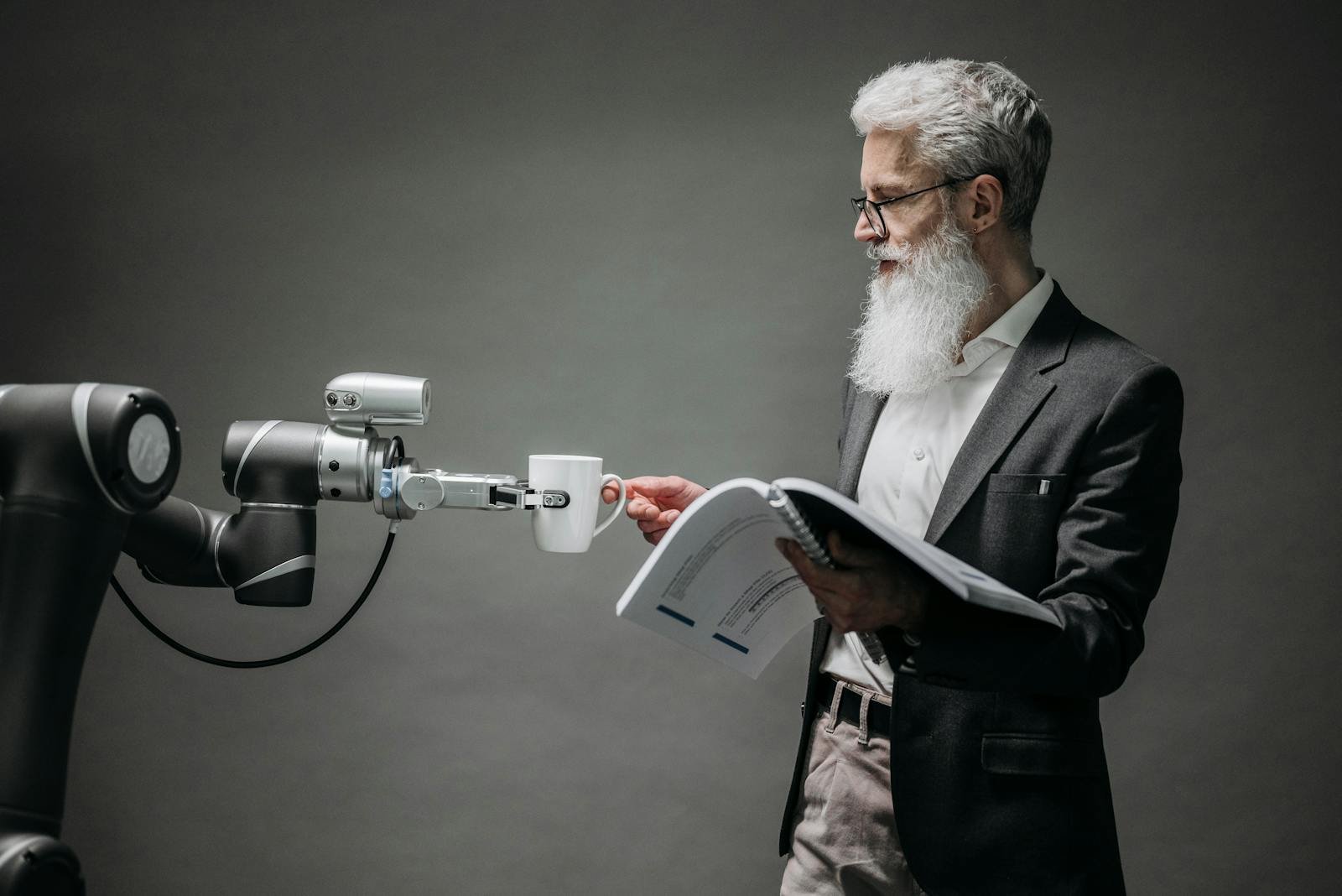 A Scientist Testing a Device